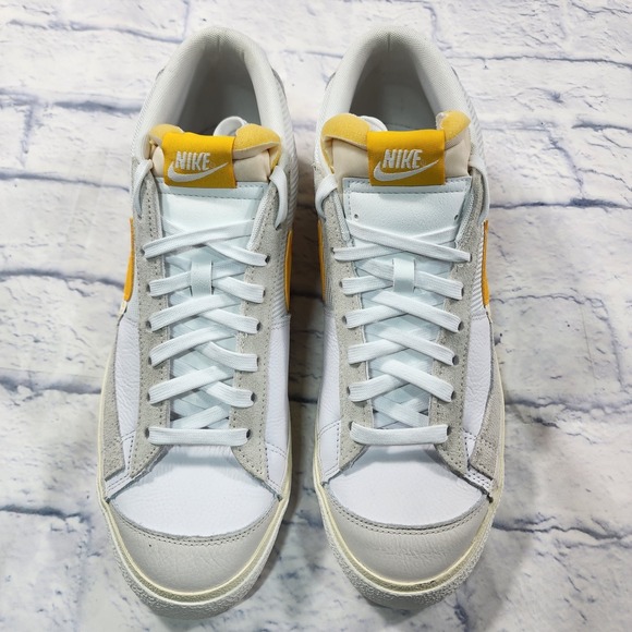 Nike MENS SIZE 13 Blazer Low Pro Club White Yellow FJ3694-102 Sneakers Shoes main image 6